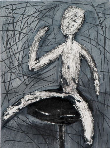 I, 2004, Acrylic Ink on Paper, 108x78cm